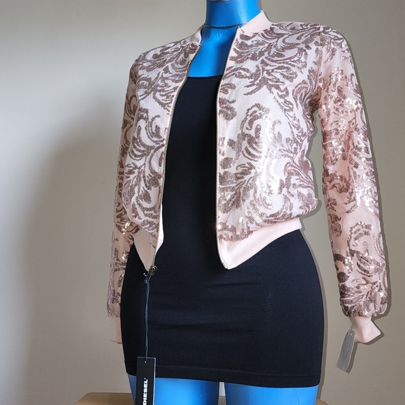 Diesel Sequin Bomber Jacket - Picture 10 of 16